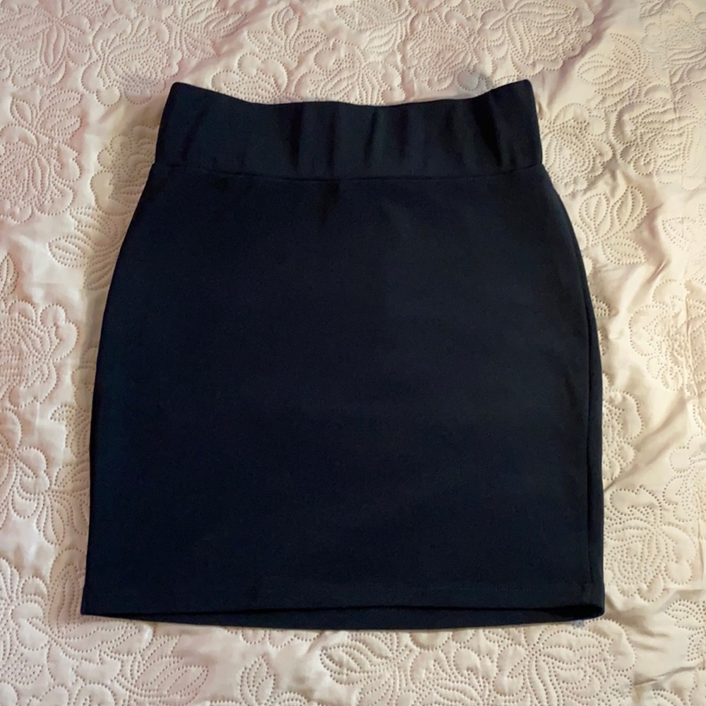 Black stretchy high waist very quality skirt